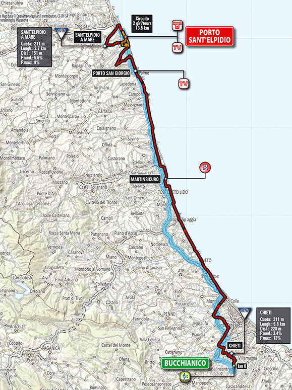 Stage 6 map